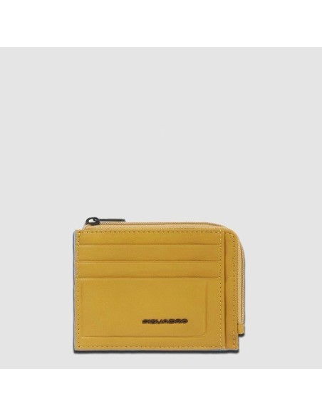 Piquadro Atlas yellow card holder - PP4822S138R/G