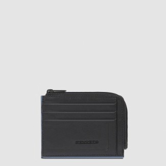 Bustina porta carte Piquadro Atlas nero - PP4822S138R/N