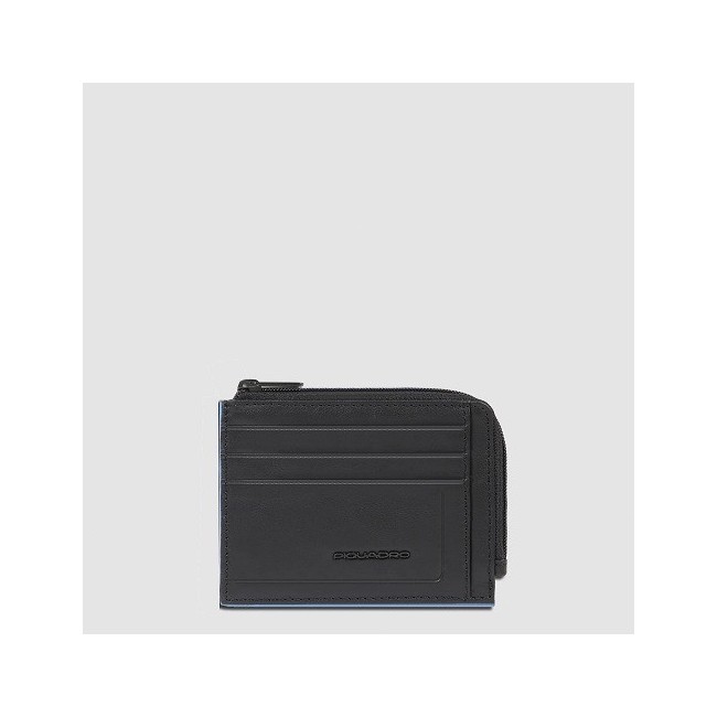 Bustina porta carte Piquadro Atlas nero - PP4822S138R/N