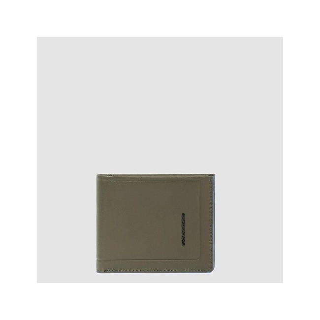 Portafoglio orizzontale Piquadro Atlas verde - PU4188S138R/VE