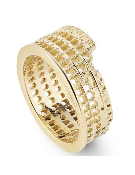 Kolosseum Rom Ellius Ring aus vergoldetem Silber – R1301/14/DR