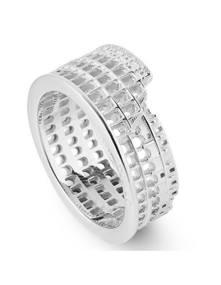 Anello Colosseo Roma in argento Ellius per il Giubileo - R1301/14/RO