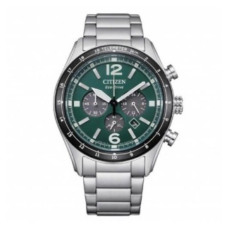 Citizen Aviator Chrono Eco Drive Grüne Uhr CA4654-55X