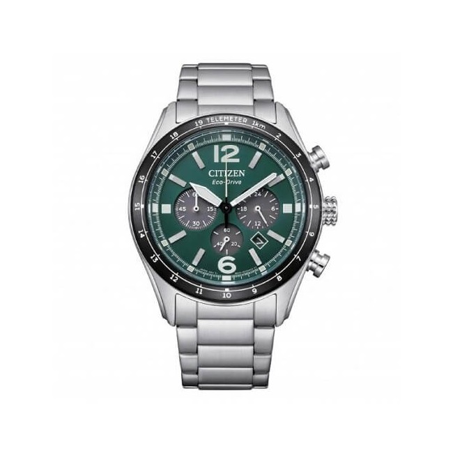 Citizen Aviator Chrono Eco Drive Green Watch CA4654-55X