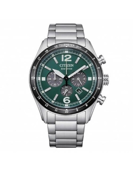 Orologio Citizen Aviator Crono Eco Drive verde CA4654-55X