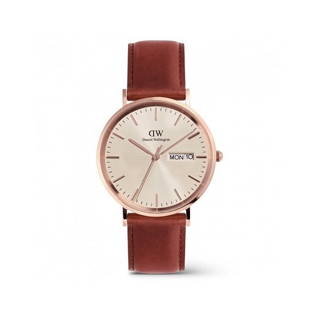 Daniel Wellington Classic Day Display Brown Leather Watch DW00100829