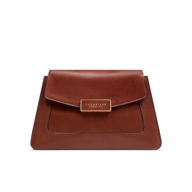 Borsa donna The Bridge Ginevra in pelle cuoio - 04342501/14