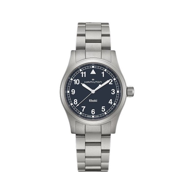 Hamilton Khaki Field Quartz 33MM blaue Uhr – H69401140