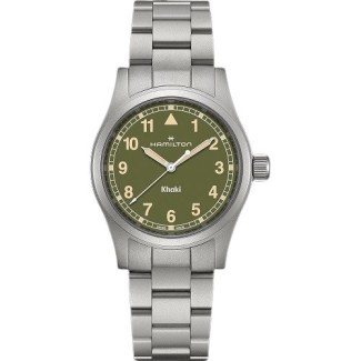 Hamilton Khaki Field Quarzuhr, 33 mm, Grün – H69401160