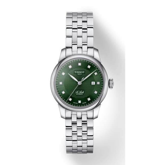 Tissot Le Locle Damenuhr mit grünem Diamanten – T0062071109600