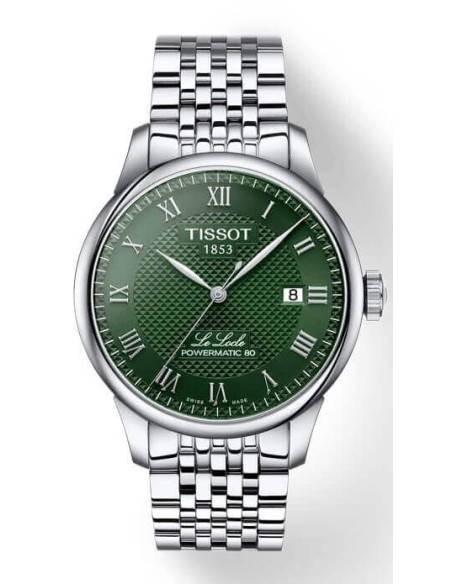 Tissot Le Locle Powermatic80 grüne Uhr – T0064071109300