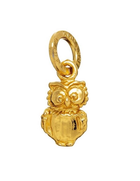 Charm Giovanni Raspini Owl Silver Gold Plated - GR08577