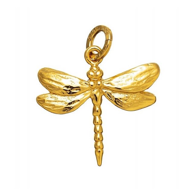 Charm Giovanni Raspini Dragonfly silver gold plated - GR08575