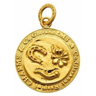 Charm Giovanni Raspini Münze goldene Amulette - GR08963