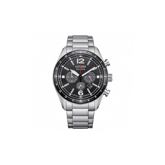 Orologio Citizen Aviator Crono Eco Drive nero - CA4654-55E