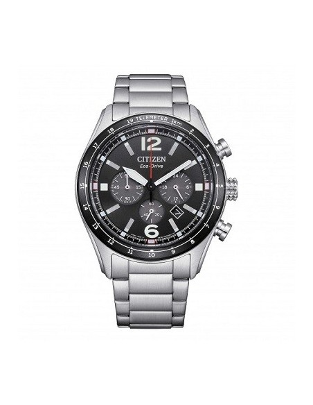 Citizen Aviator Chrono Eco Drive Schwarze Uhr - CA4654-55E