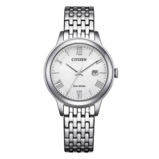 Orologio Citizen Lady Eco Drive quadrante bianco EW2621-59A