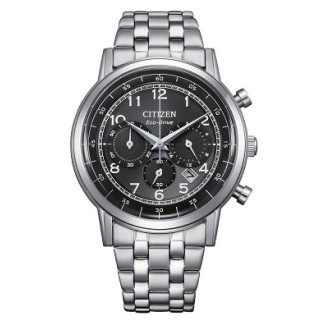 Citizen Of Classic Chrono Black Dial Watch CA4630-53E