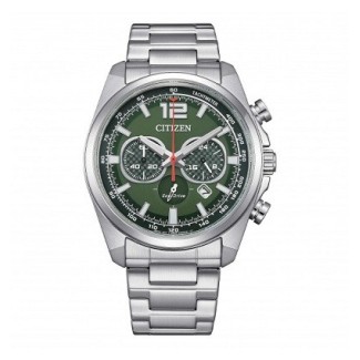 Citizen Racing Chrono Eco Drive Grüne Uhr CA4640-50X