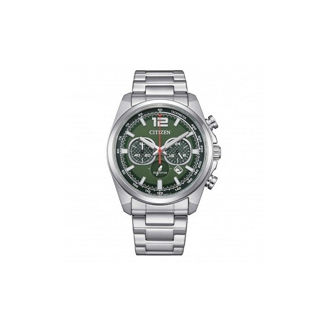 Citizen Racing Chrono Eco Drive Grüne Uhr CA4640-50X
