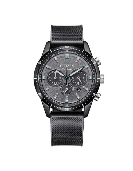 Citizen T9 Chrono Uhr Schwarzes Polyurethanarmband CA4625-02H