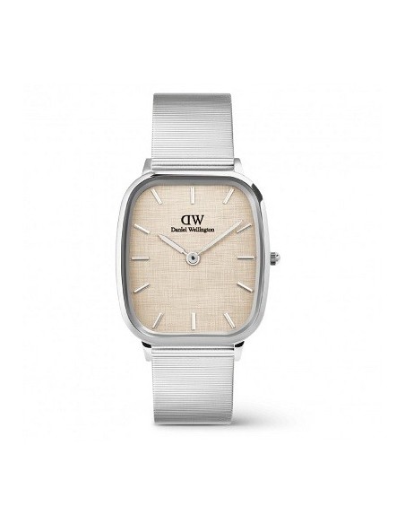 Daniel Wellington – Marlon – Armbanduhr mit Zifferblatt aus Stahl und Leinen