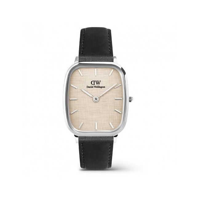 Daniel Wellington Marlon Leather Watch with Linen Dial