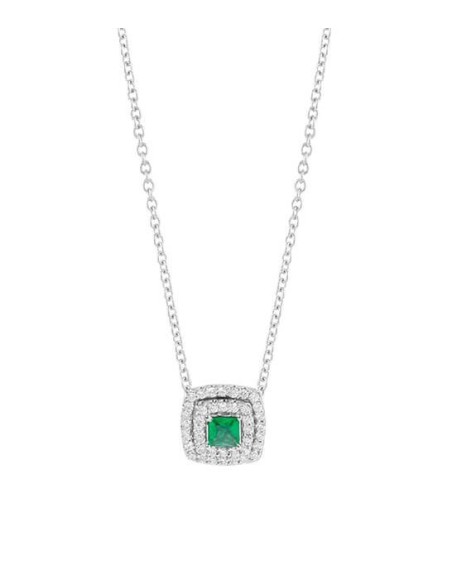Salvini Bagliori Color Necklace with Diamonds and Emerald 20108456