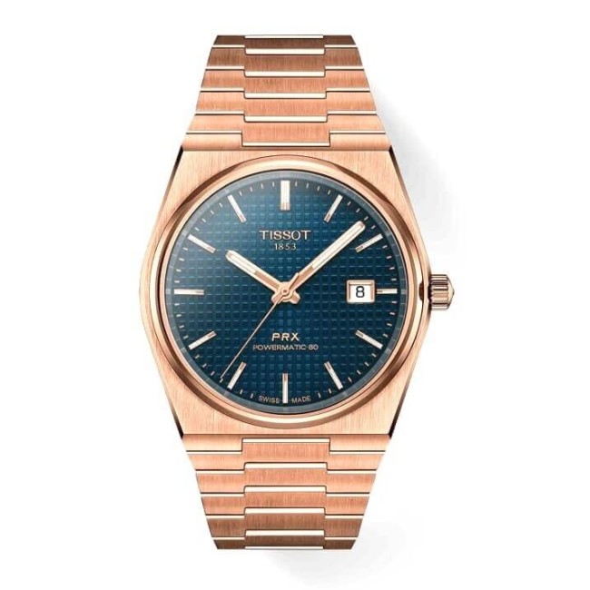 Tissot PRX Automatic Rose Gold Blue Dial Watch T1374073304100