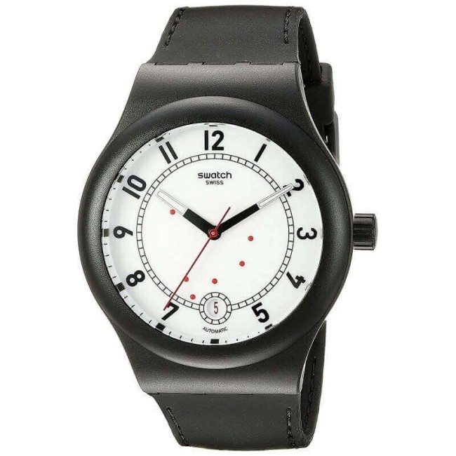 Swatch Sistem51 Chic black and white watch - SUTB402