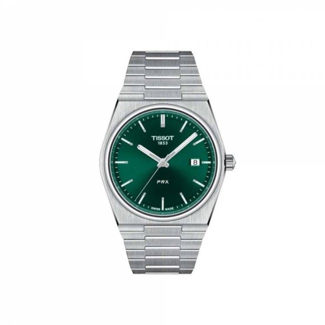 Orologio Tissot PRX verde quarzo - T1374101109100