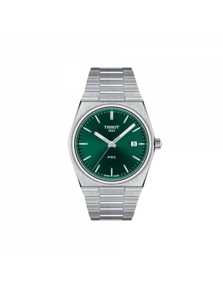 Orologio Tissot PRX verde quarzo - T1374101109100