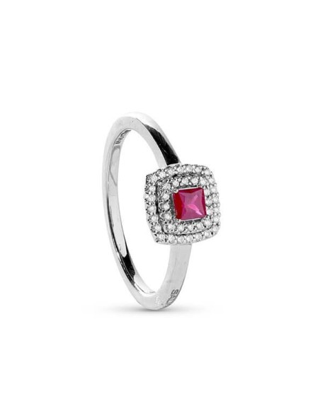 Salvini Bagliori Colore Ring with Diamond and Ruby pavé 20108451