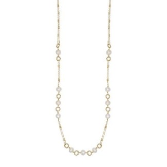 Nivy Maya Necklace with Natural Pearls and Gold Silver CARP0969G150