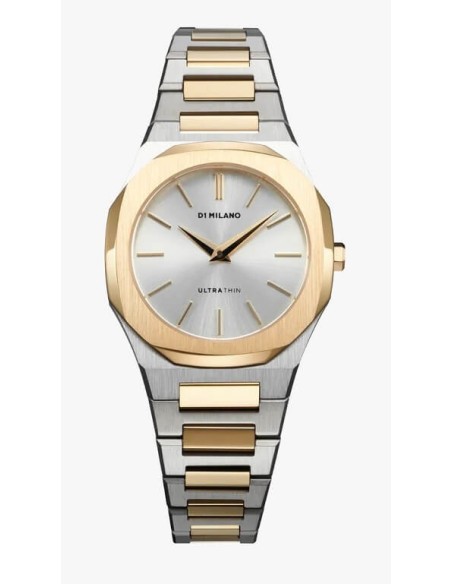 Orologio D1 Milano Ultra Thin Edge acciaio bicolore piccolo D1-UTBL34