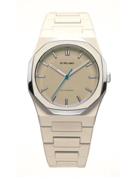 D1 Milano Graue Mesh-Polycarbon-Soft-Touch-Uhr D1-PCBU16