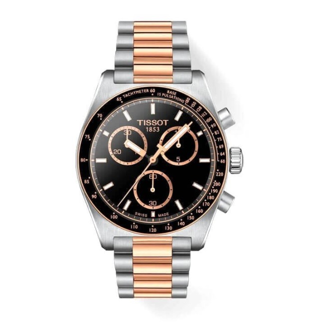 Tissot T-Sport PR516 Chrono Quarzuhr, zweifarbig, Roségold, T1494172205101