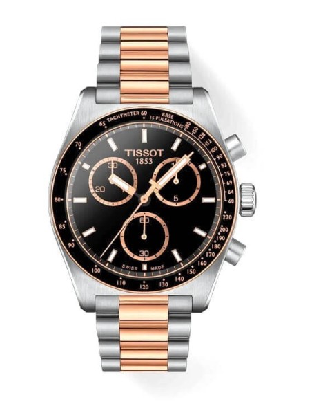 Tissot T-Sport PR516 Chrono Quartz Two-Tone Rose Gold Watch T1494172205101