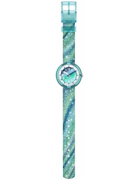 Orologio bambino Flik Flak Frozen Rainbow verde e azzurro ZFPNP153