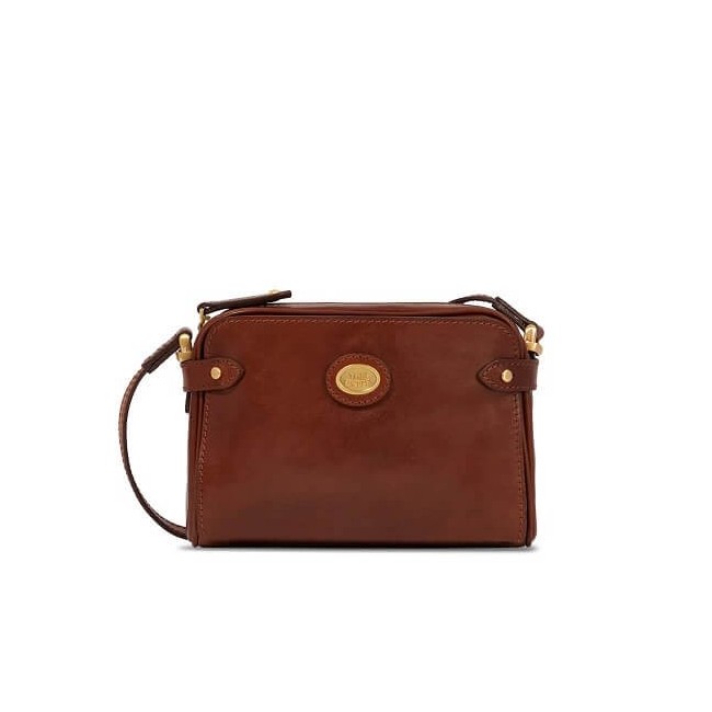 Mini bag The Bridge linea Story in pelle color cuoio - 0400580114