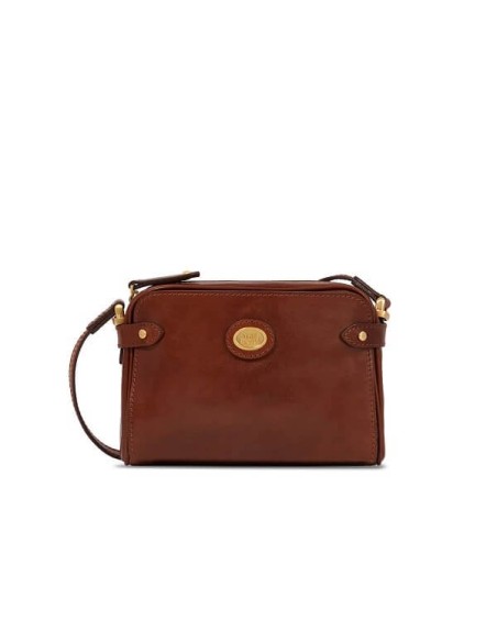 The Bridge Story line mini bag in tan leather - 0400580114