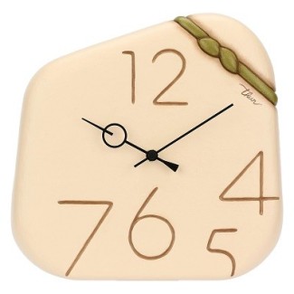 THUN ceramic wall clock - Country Chic line T10284220H90