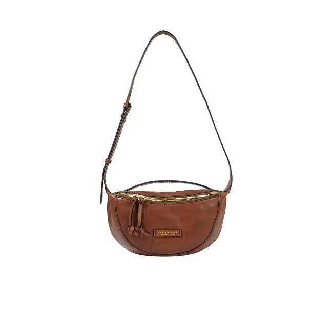 Borsa a tracolla The Bridge linea Story small in pelle cuoio - 0441130114