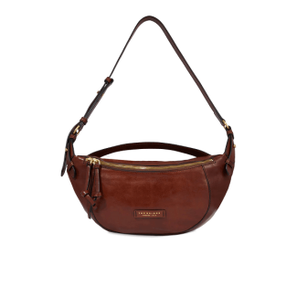The Bridge Story line shoulder bag in tan leather - 0441030114