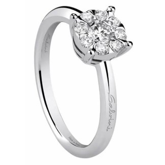 Salvini Daphne Weißgoldring mit Solitärdiamant – 20041174