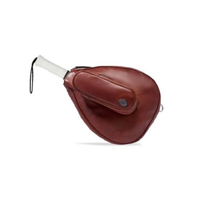 The Bridge padel racket holder in leather - 093104011A