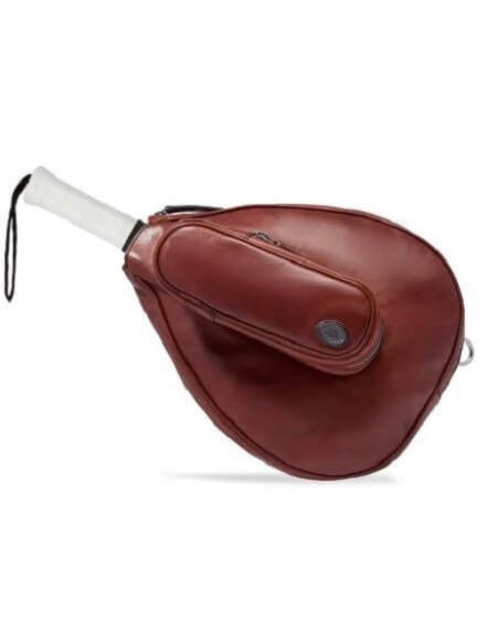 The Bridge padel racket holder in leather - 093104011A