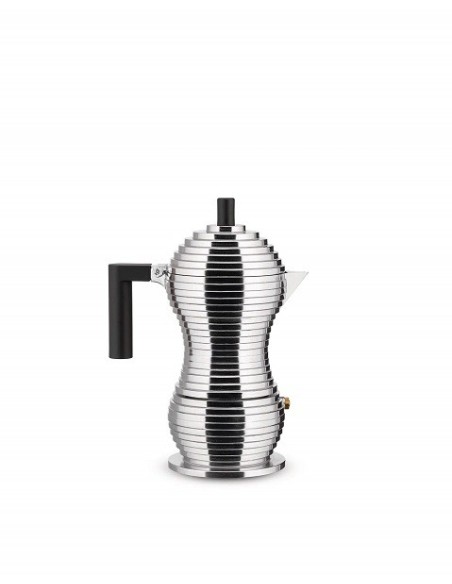 Alessi Pulcina Espressomaschine für Induktion in Fusion - MDL02/3BFM