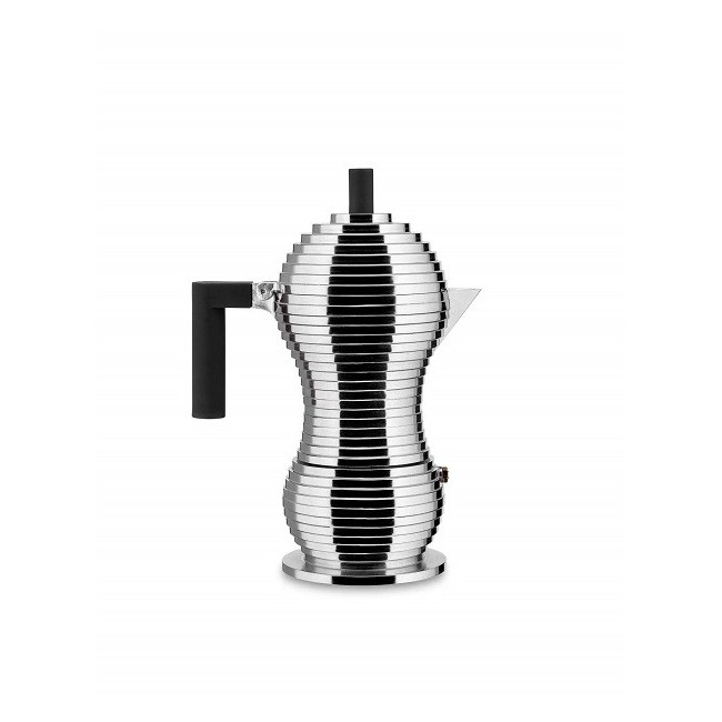 Alessi Pulcina Espressomaschine für Induktion in Fusion - MDL02/6BFM
