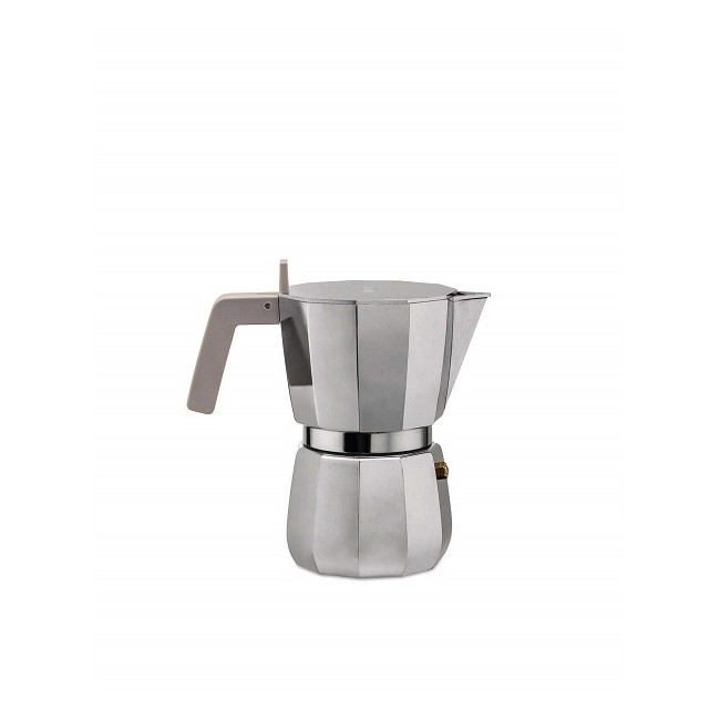 Alessi Moka Espressokocher aus Aluminium für drei Tassen - DC06/3